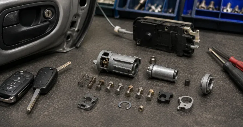 technician testing a car key fob during Car Lock Repair Tottenham