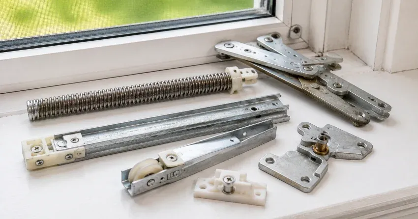technician adjusting window sash alignment in Tottenham home